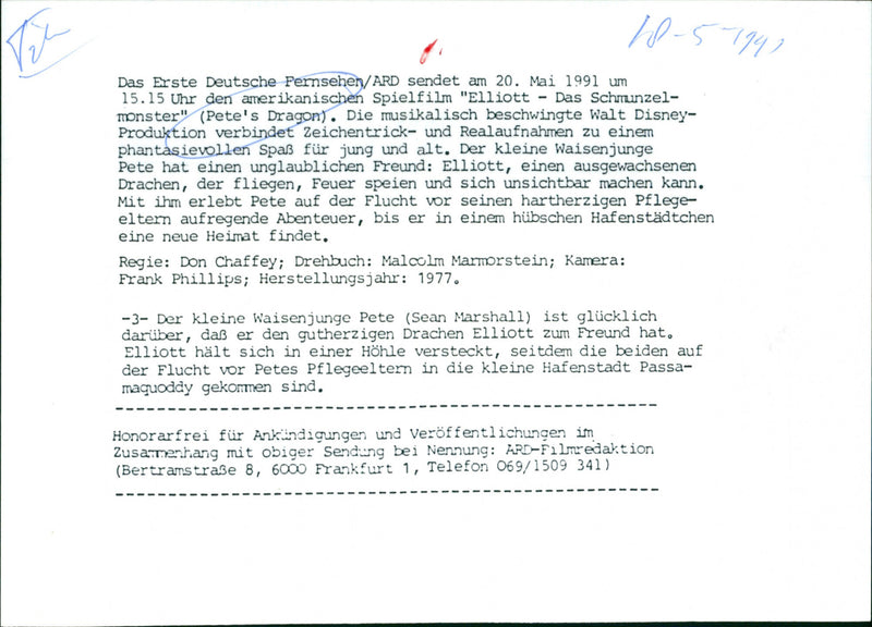 Pete's Dragon - Vintage Photograph