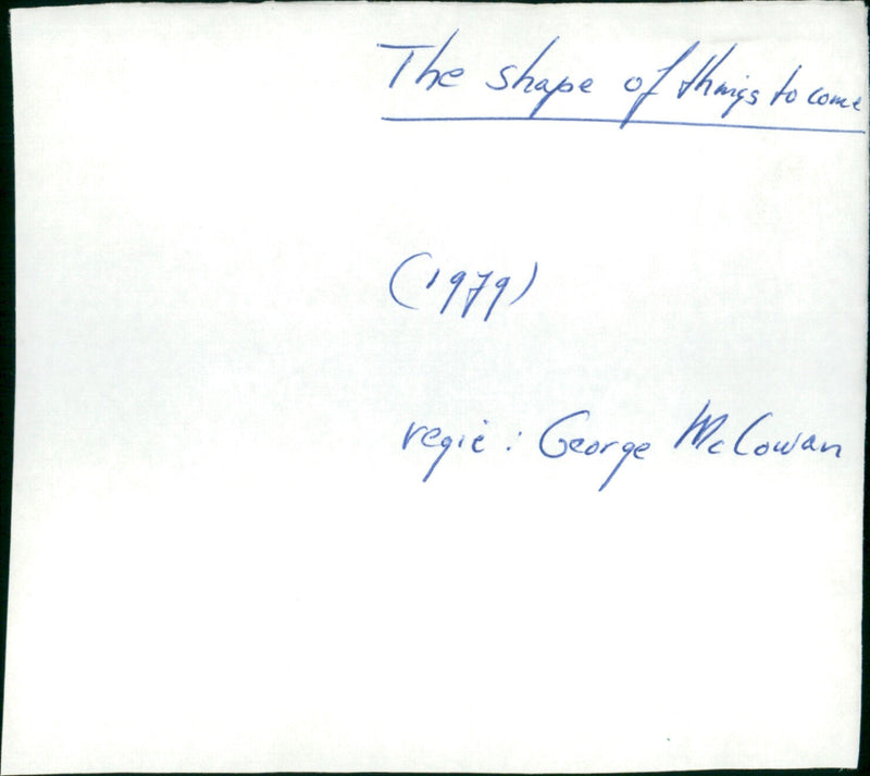 The Shape of Things to Come - Vintage Photograph