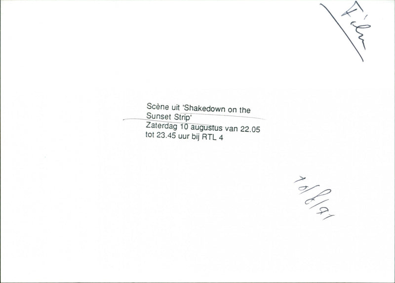 Shakedown on the Sunset Strip - Vintage Photograph