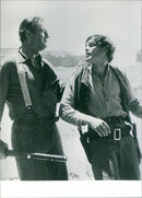 John Wayne and Jeffrey Hunter - The Searchers - Vintage Photograph