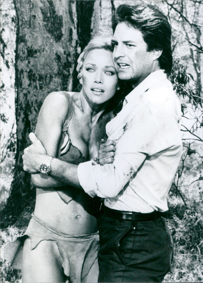 Tanya Roberts and Ted Wass - Sheena - Vintage Photograph