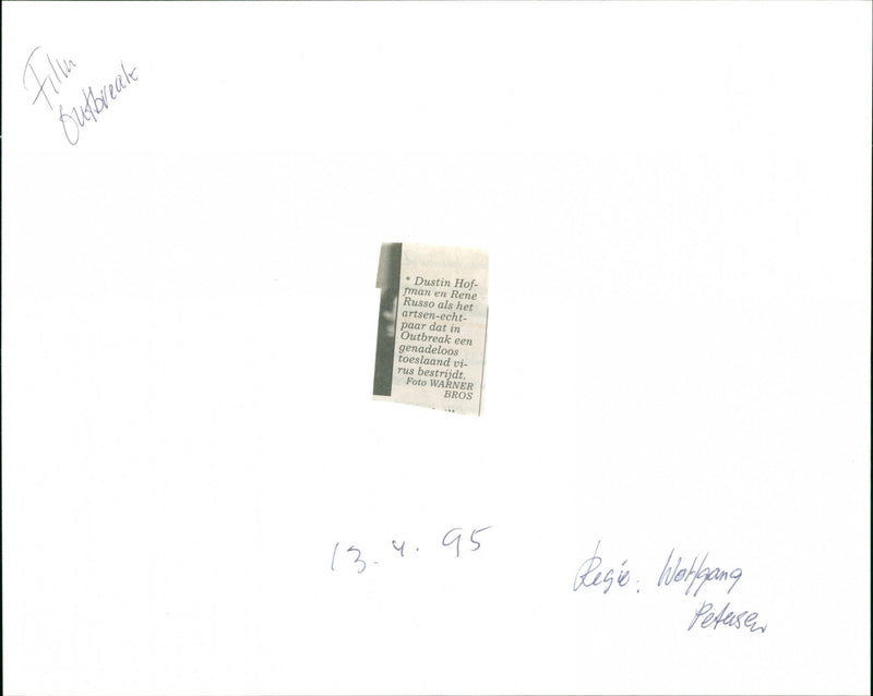 Outbreak - Vintage Photograph