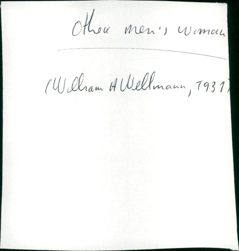 Other Men's Women - Vintage Photograph