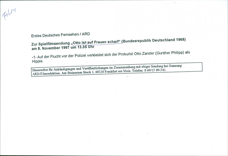 Otto ist auf Frauen scharf - Vintage Photograph