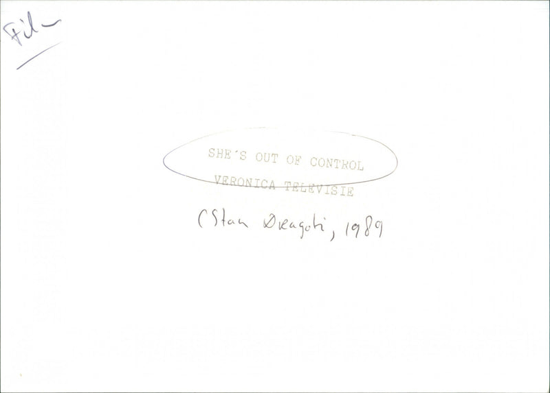 She's Out Of Control - Vintage Photograph