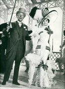 Audrey Hepburn and Wilfred Hyde-White - My Fair Lady - Vintage Photograph