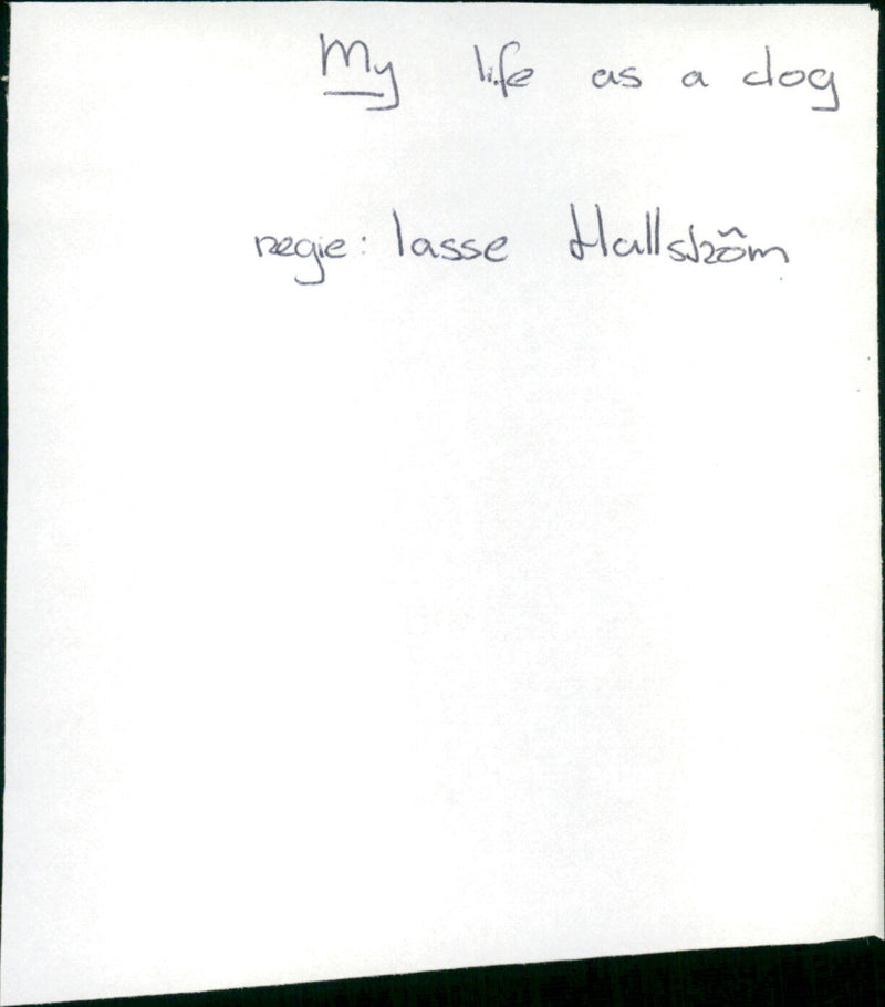 My Life as a Dog - Vintage Photograph