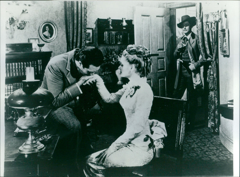 Alexis Smith and Errol Flynn - San Antonio - Vintage Photograph