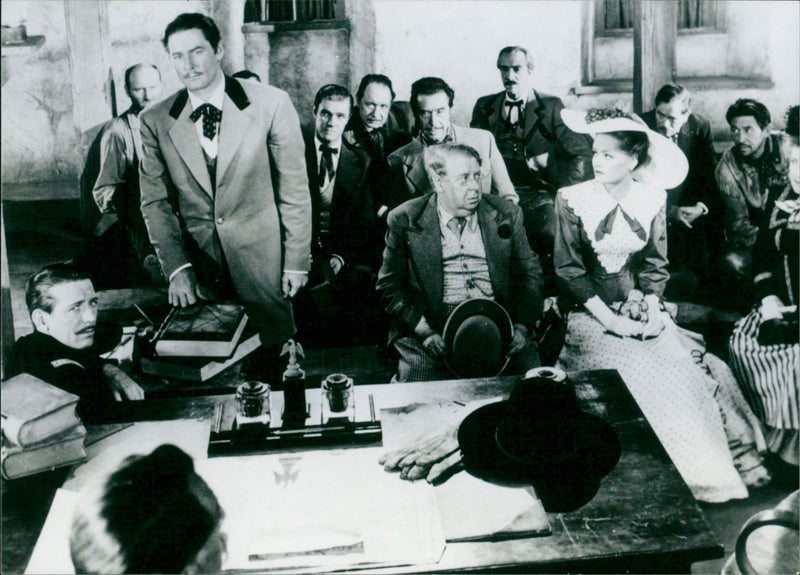 Errol Flynn  - movie scene - Vintage Photograph