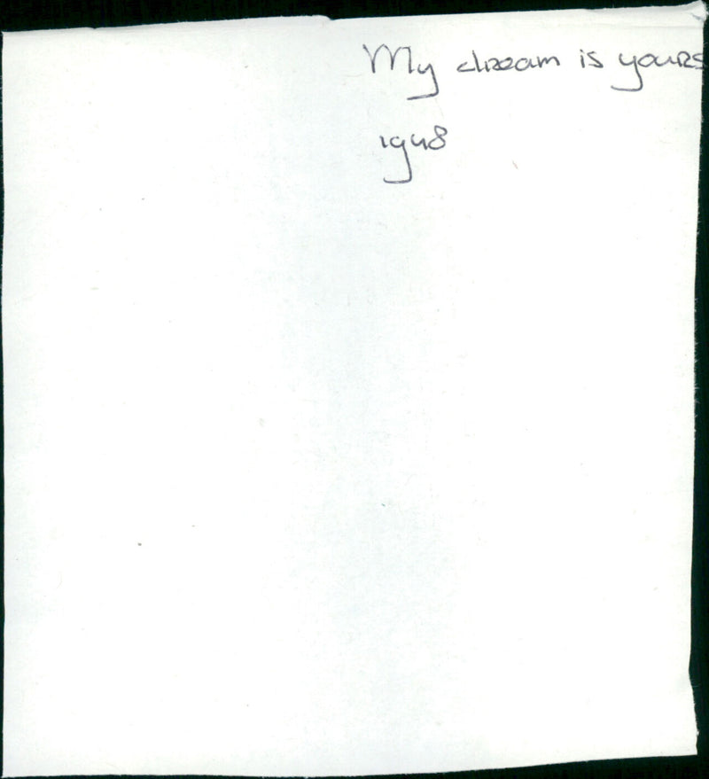 My Dream Is Yours - Vintage Photograph