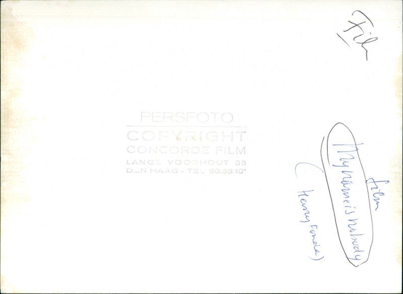 Henry Fonda - My Name Is Nobody - Vintage Photograph