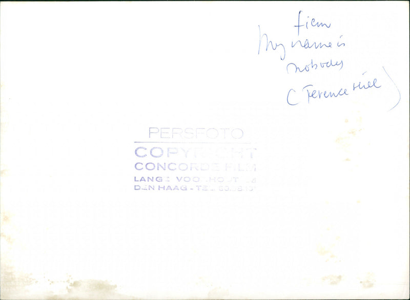 Terence Hill - My Name Is Nobody - Vintage Photograph