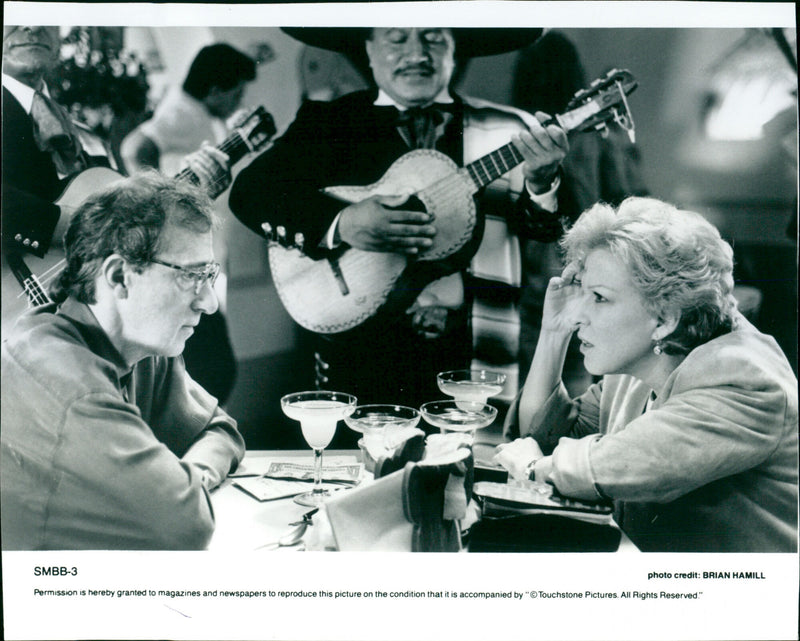 Woody Allen and Bette Midler - Scenes From a Mall - Vintage Photograph