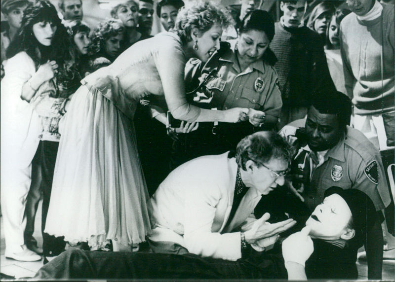 Woody Allen, Bette Midler and Bill Irwin - Scenes From a Mall - Vintage Photograph