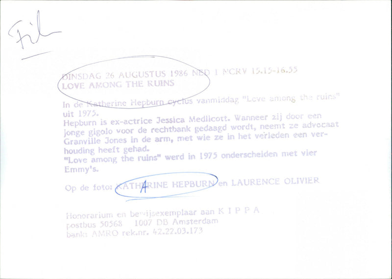 Love among the Ruins - Vintage Photograph