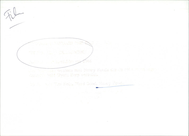 Tim Holt, Ward Bond and Henry Fonda - My Darling Clementine - Vintage Photograph