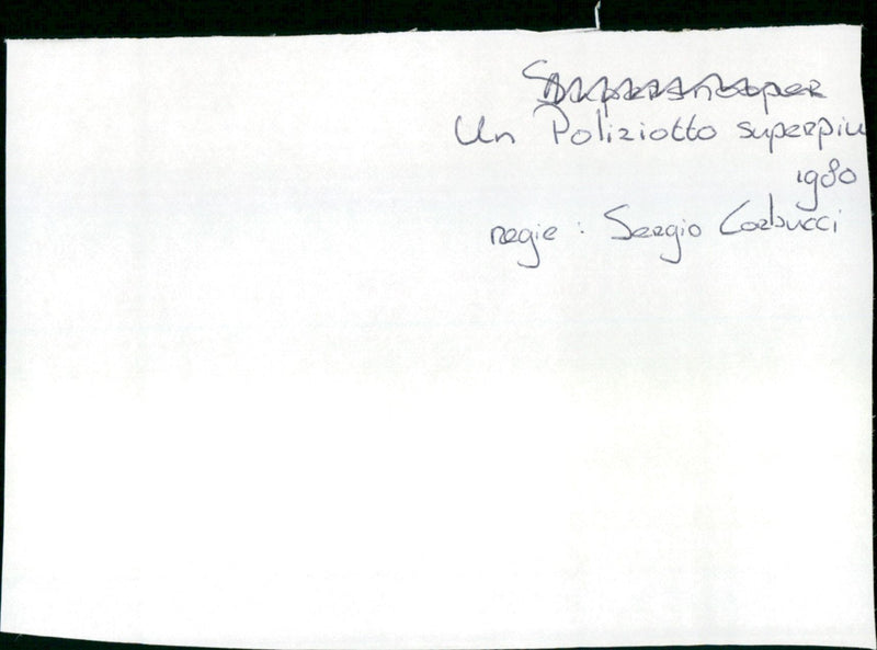 Poliziotto superpiù - Vintage Photograph