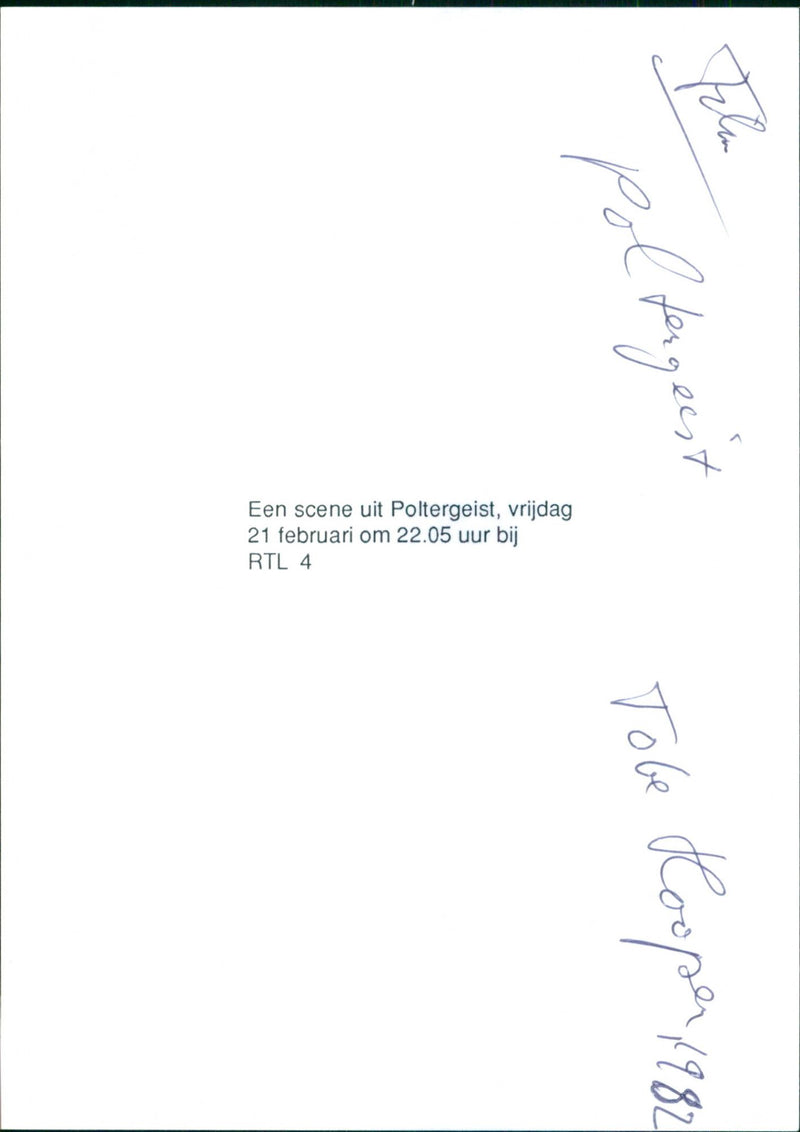 Poltergeist - Vintage Photograph