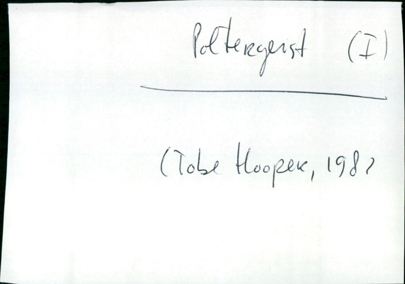 Poltergeist (I) - Vintage Photograph