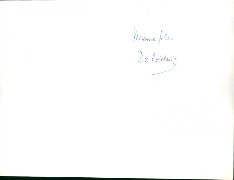 De loteling - Vintage Photograph