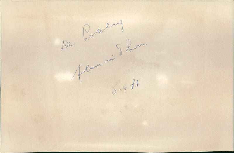 De loteling - Vintage Photograph