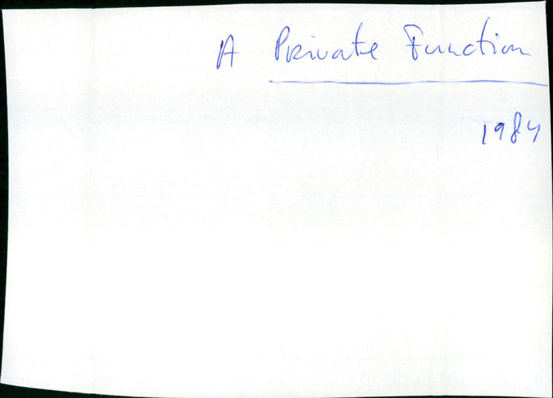 A Private Function - Vintage Photograph