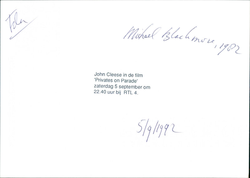 Privates on Parade - Vintage Photograph