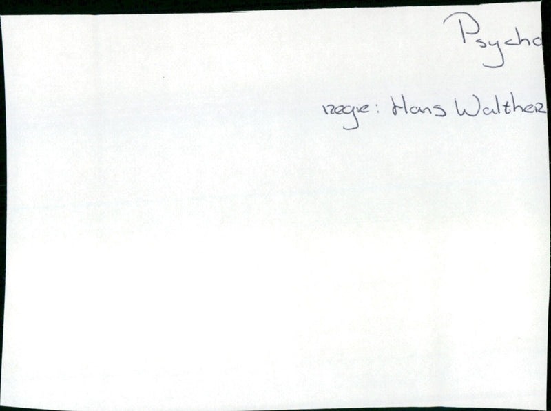 Psycho - Vintage Photograph