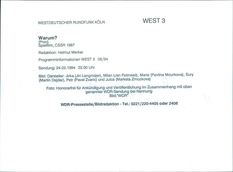 Warum - Vintage Photograph