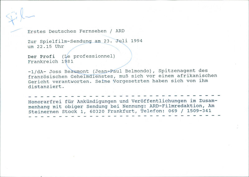 Le Professionnel - Vintage Photograph