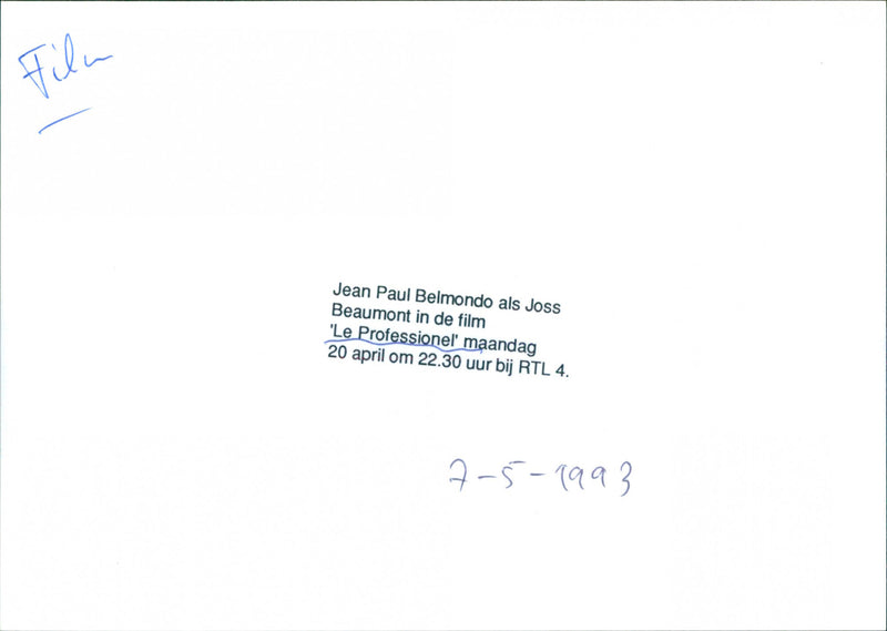 Le Professionnel - Vintage Photograph