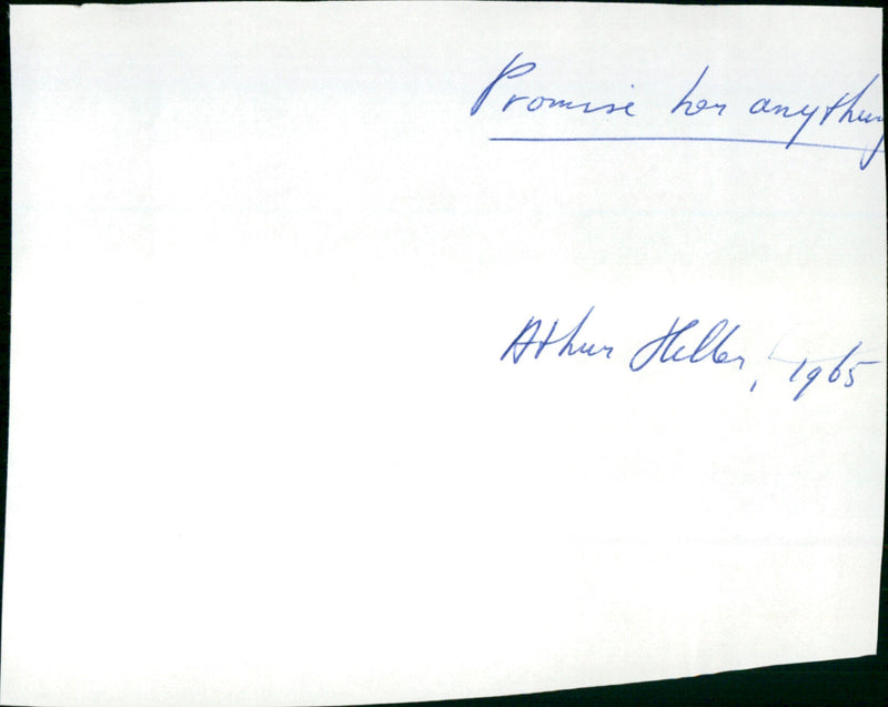 Promise Her Anything - Vintage Photograph