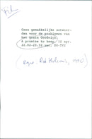 A Promise to Keep - Vintage Photograph