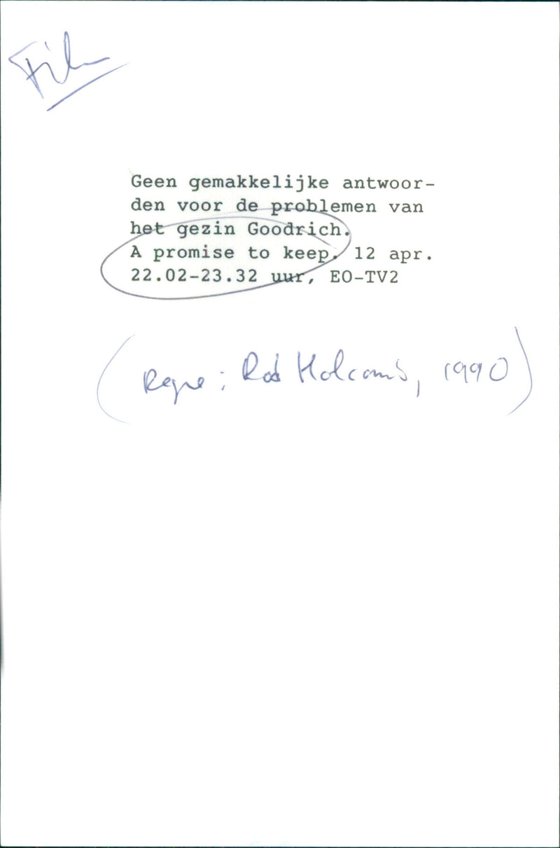 A Promise to Keep - Vintage Photograph