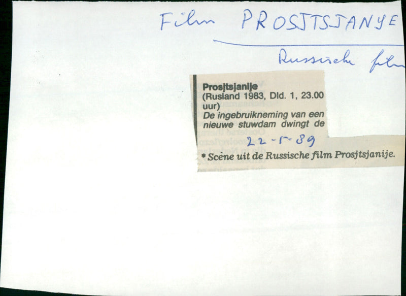 Proschtschanije - Vintage Photograph