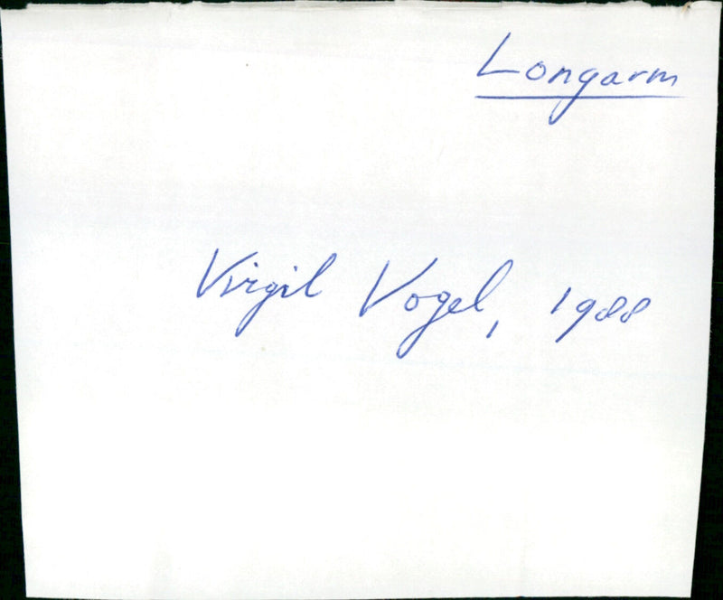 Longarm - Vintage Photograph