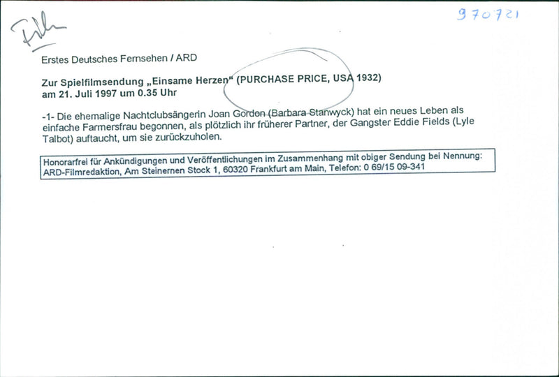 Purchase Price - Vintage Photograph