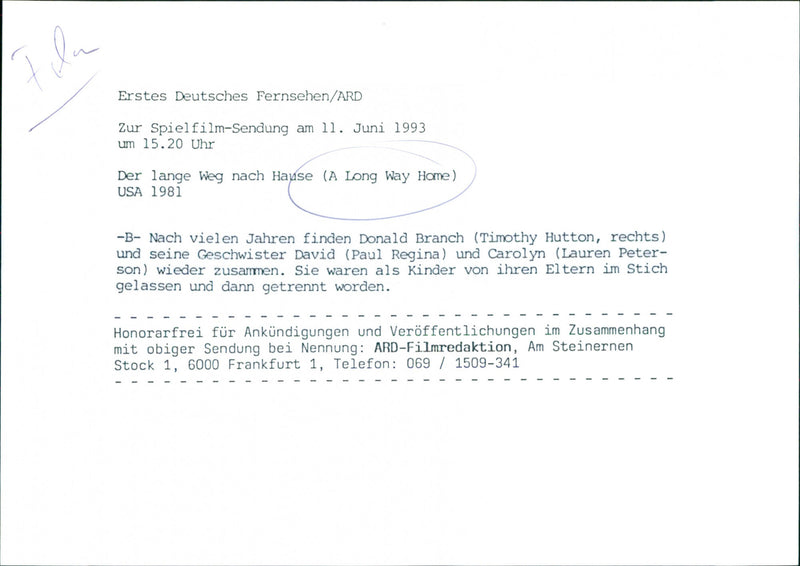 A Long Way Home - Vintage Photograph