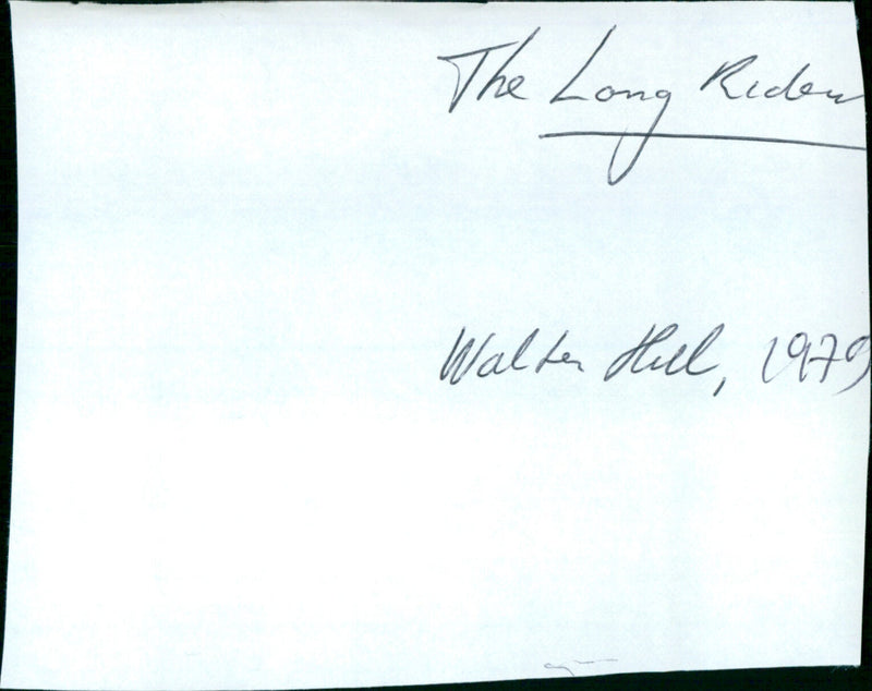 The Long Riders - Vintage Photograph