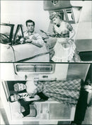Desi Arnaz and Lucille Ball - The Long, Long Trailer - Vintage Photograph