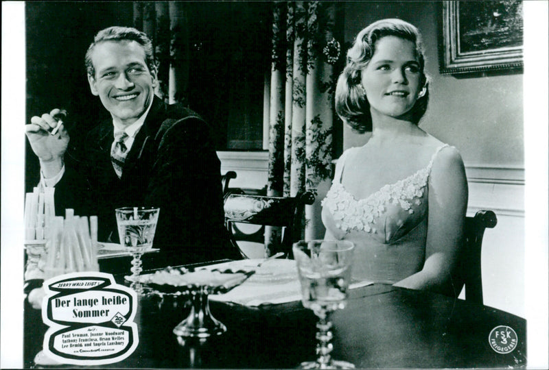 Paul Newman and Lee Remick - The Long Hot Summer (1958) - Vintage Photograph