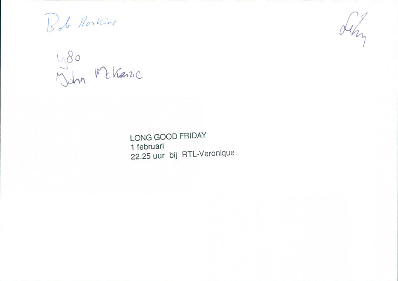 Bob Hoskins - Vintage Photograph