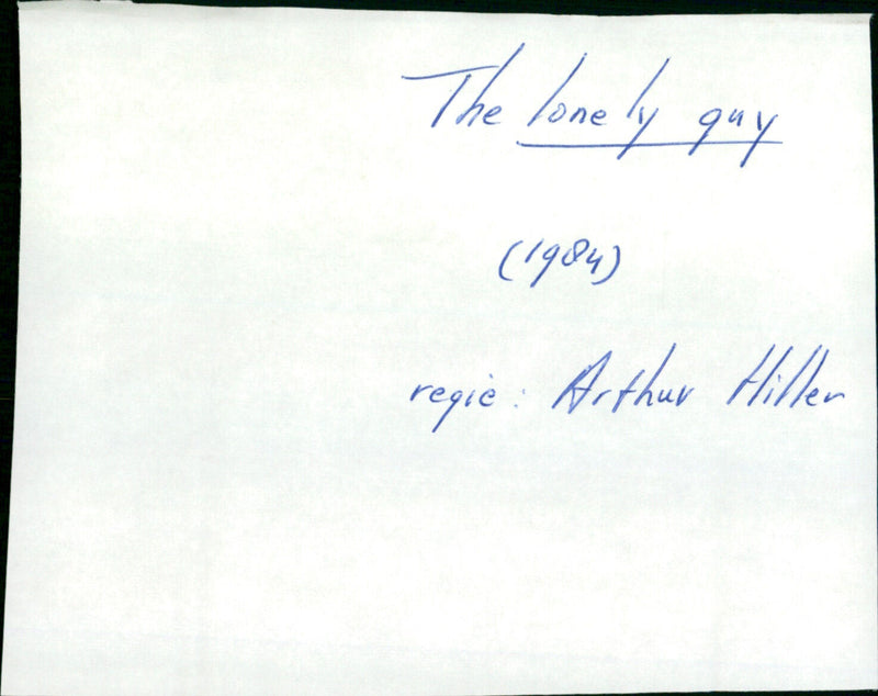 The Lonely Guy - Vintage Photograph