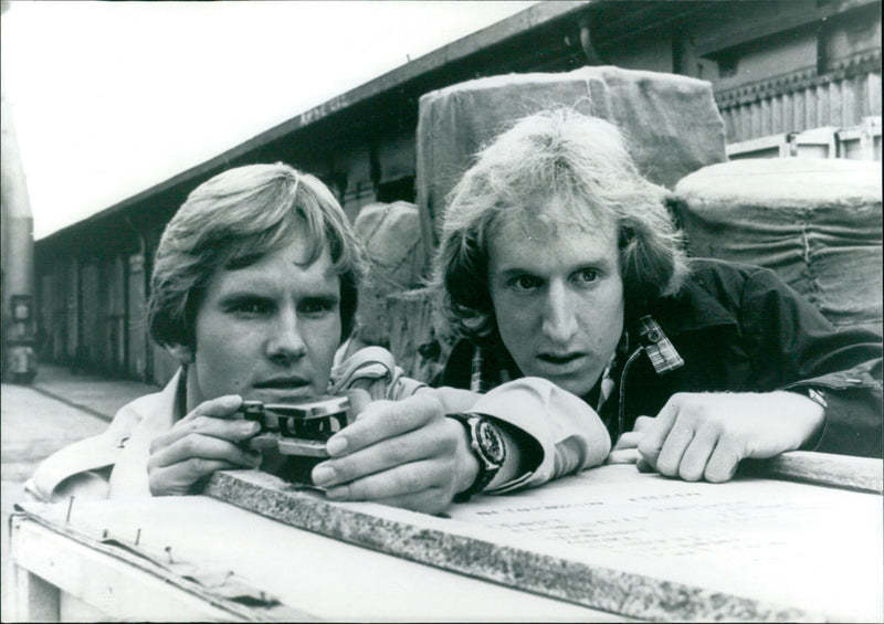 Jeffrey Byron and Larry Cedar - Vintage Photograph