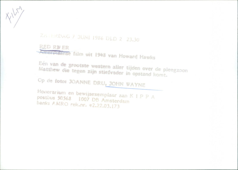 Joanne Dru and John Wayne - Vintage Photograph