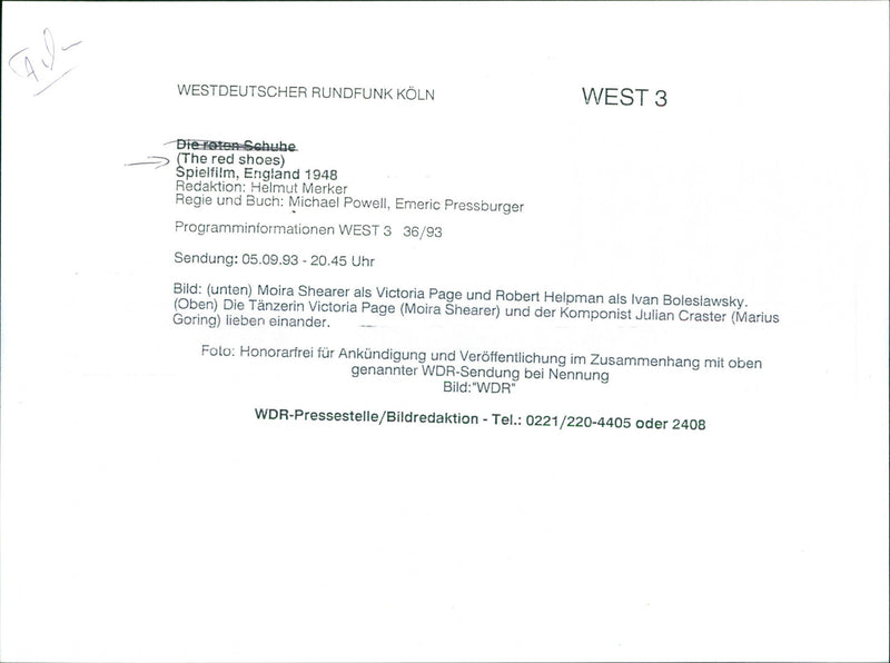 The Red Shoes - Vintage Photograph