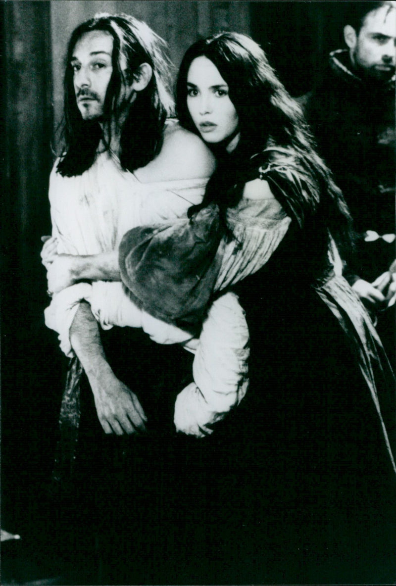 Isabelle Adjani and Jean-Hughes Anglade - La Reine Margot - Vintage Photograph