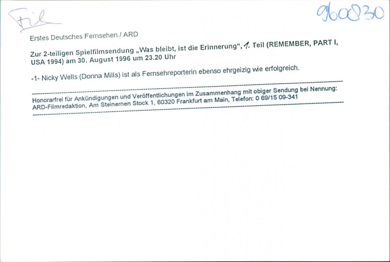 Donna Mills - Vintage Photograph