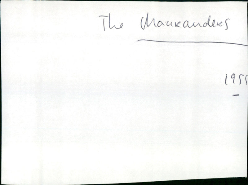 The Maurauders - Vintage Photograph