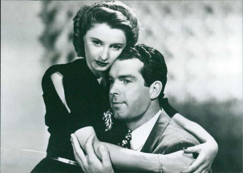 Barbara Stanwyck and Fred MacMurray - Remember the Night - Vintage Photograph